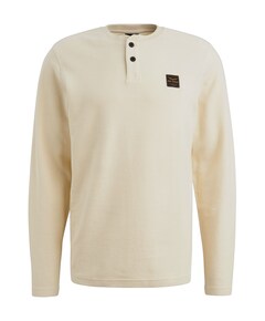 Heren longsleeve ecru