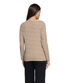 Dames longsleeve beige