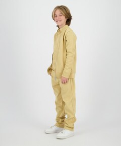 Jongens overhemd lange mouw beige