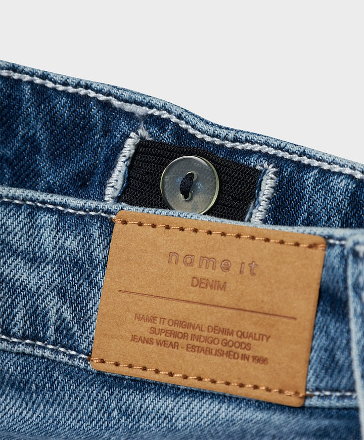 NKFROSE STRAIGHT FOLD 4224-AZ jeans blauw