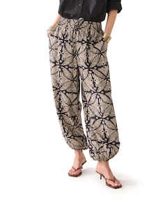Ethnic dames broek zwart