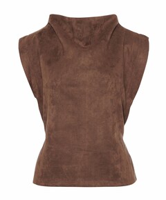 Dames top bruin
