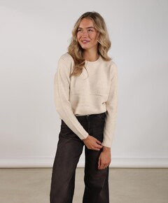 Dames trui beige