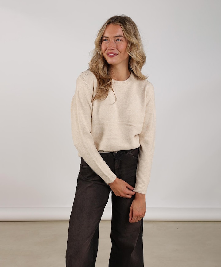 Dames trui beige