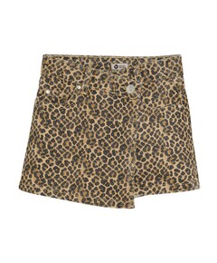 Twill Skort Animal meisjes korte broek beige