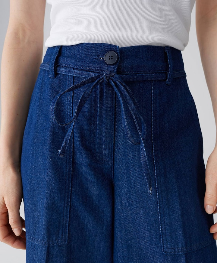 Meeri joy dames broek blauw