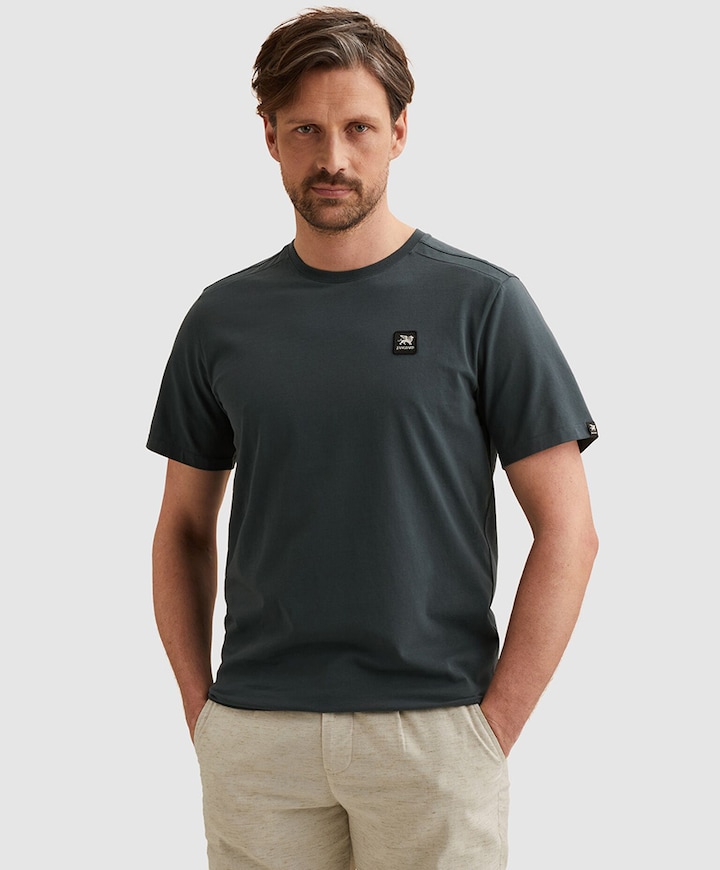 Heren T-shirt blauw