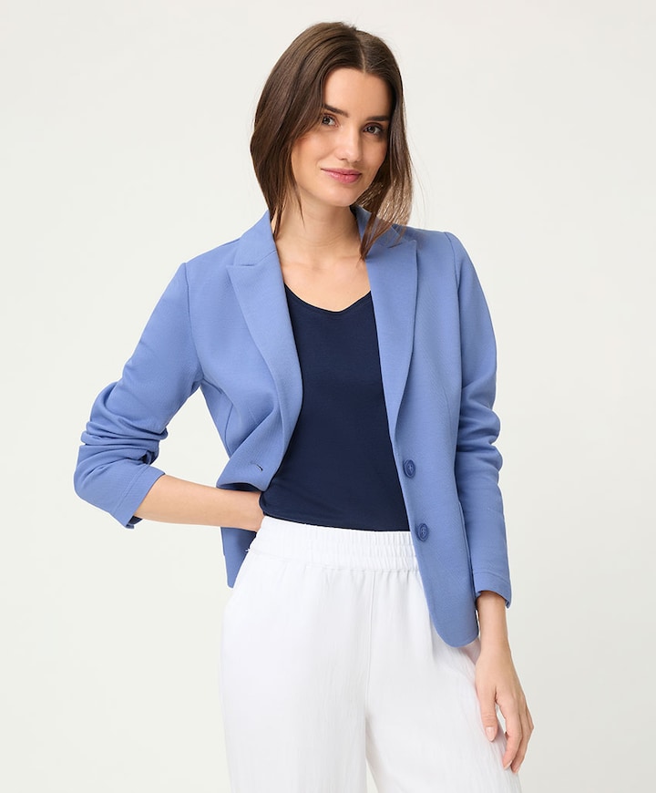 Dames blazer blauw