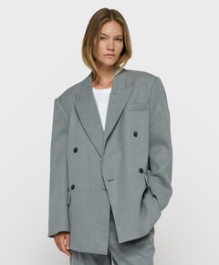 Dames blazer grijs