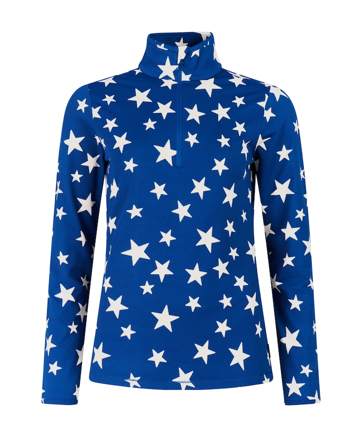 Dames pully blauw