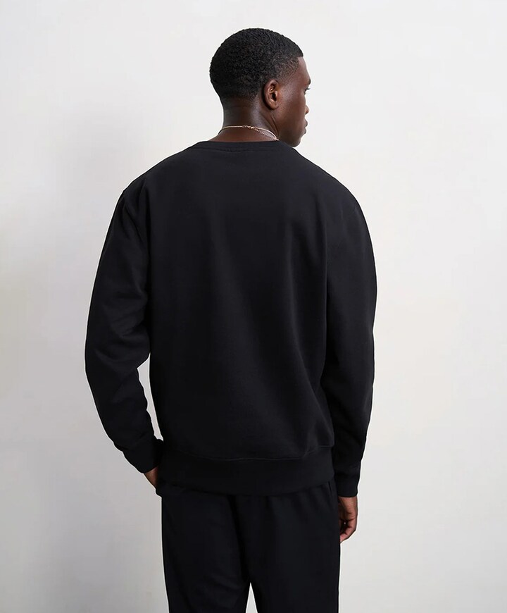 Heren longsleeve zwart