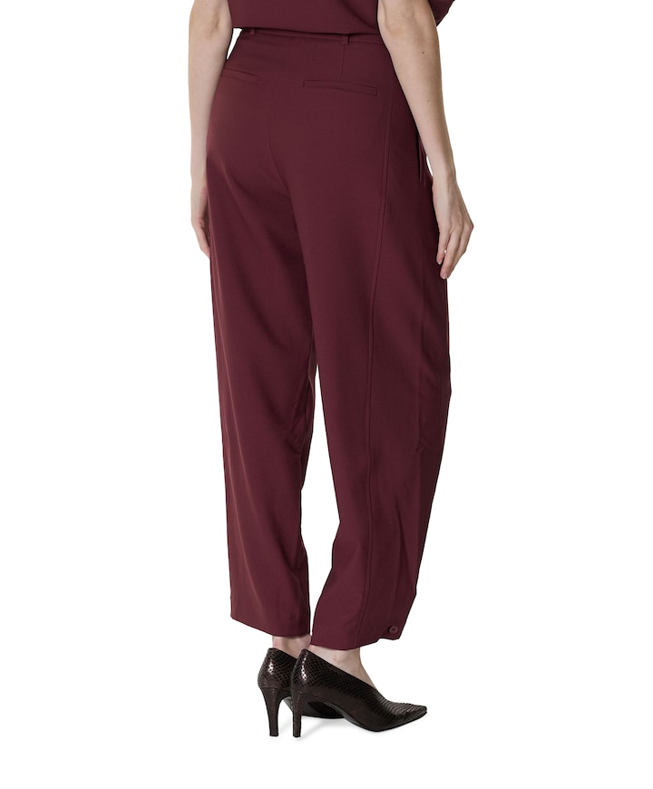 dames broek bordeaux
