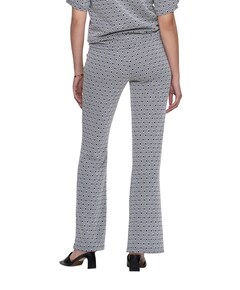 Jacquard dames broek ecru
