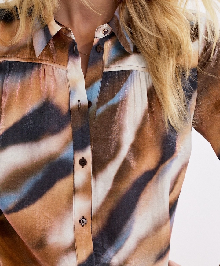 Dames blouse multicolor