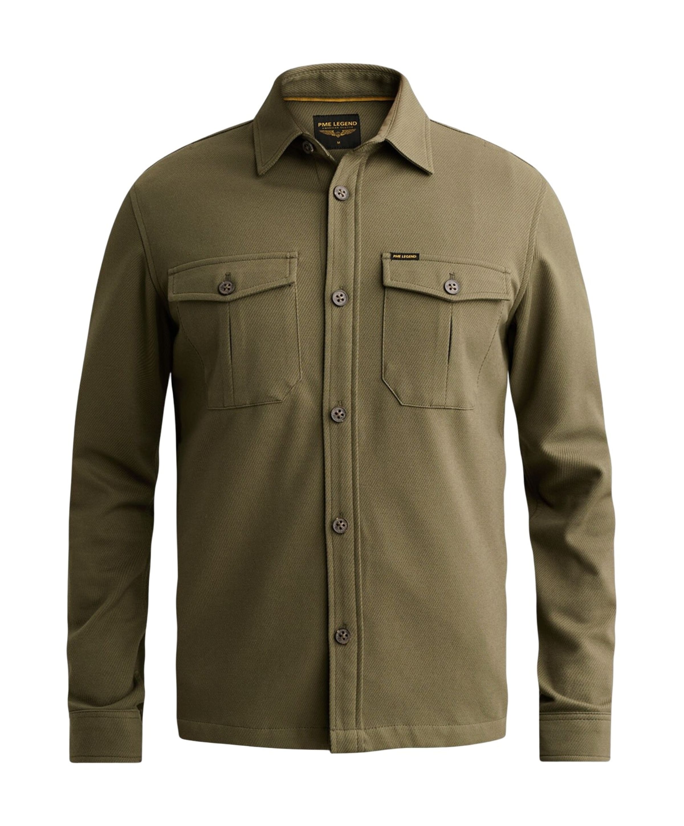 Heren overshirt groen