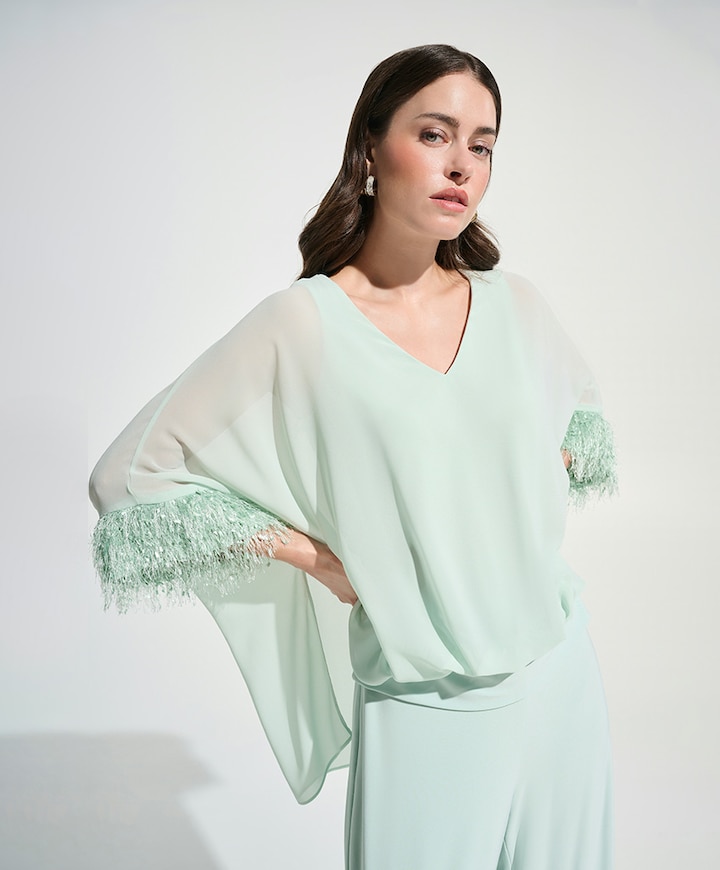 Dames blouse groen