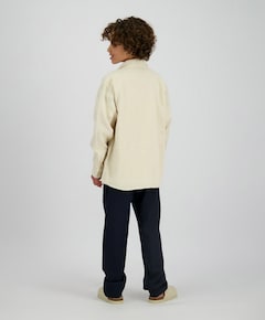 Jongens overhemd lange mouw beige