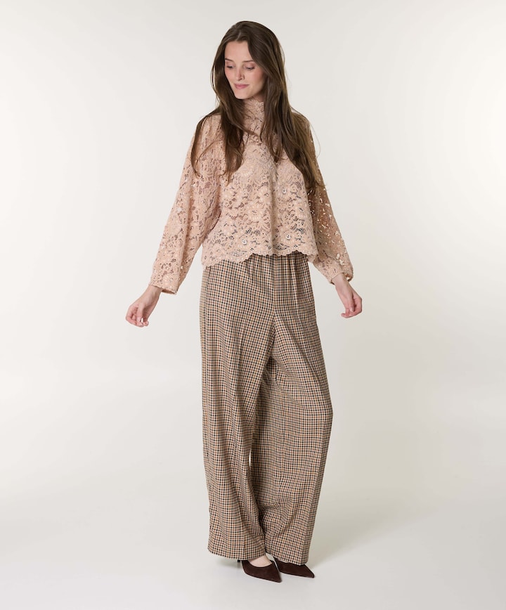 Dames top beige