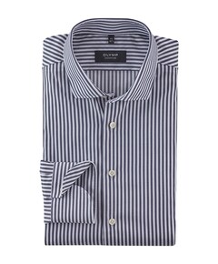 Overhemd lange mouw blauw