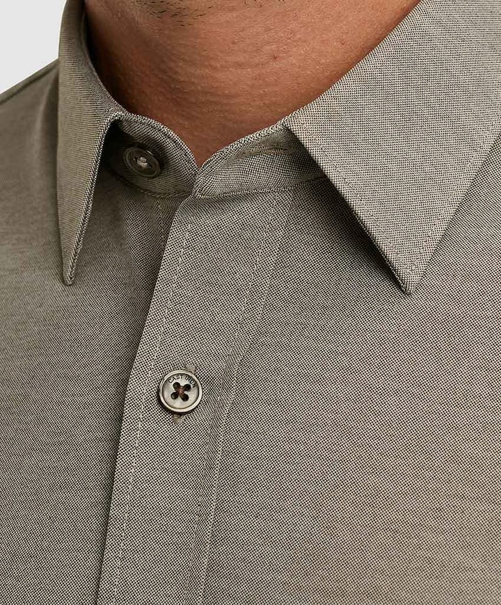 Overhemd lange mouw grijs