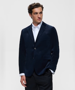 Heren colbert blauw