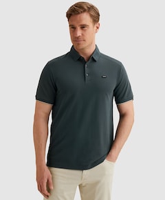 Heren polo blauw