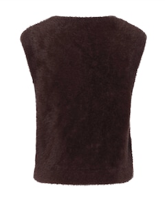 Dames gilet bruin