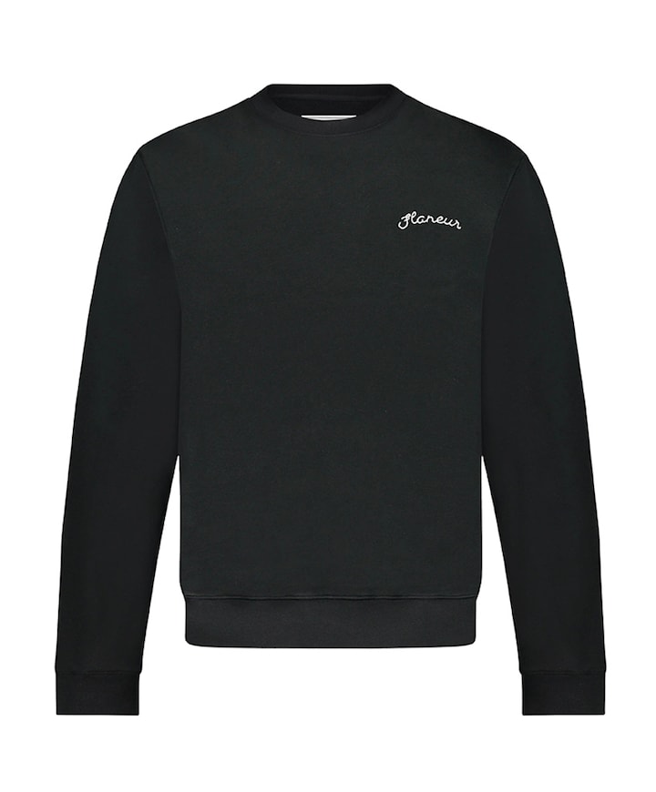 Heren sweater zwart