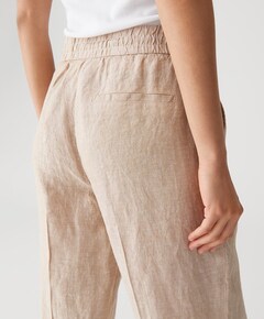 Maikito linen broek beige