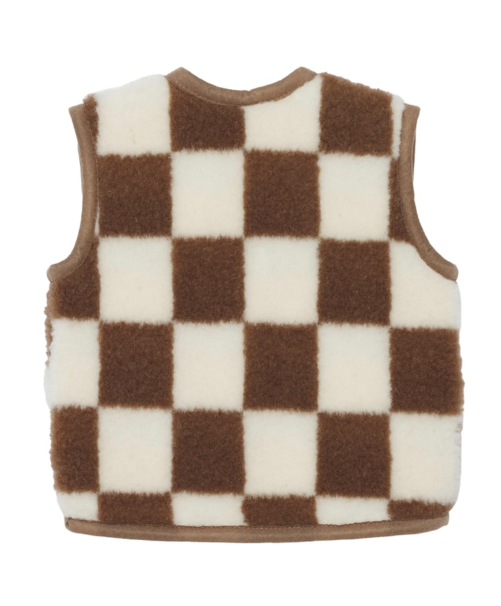 Uniseks gilet  bruin
