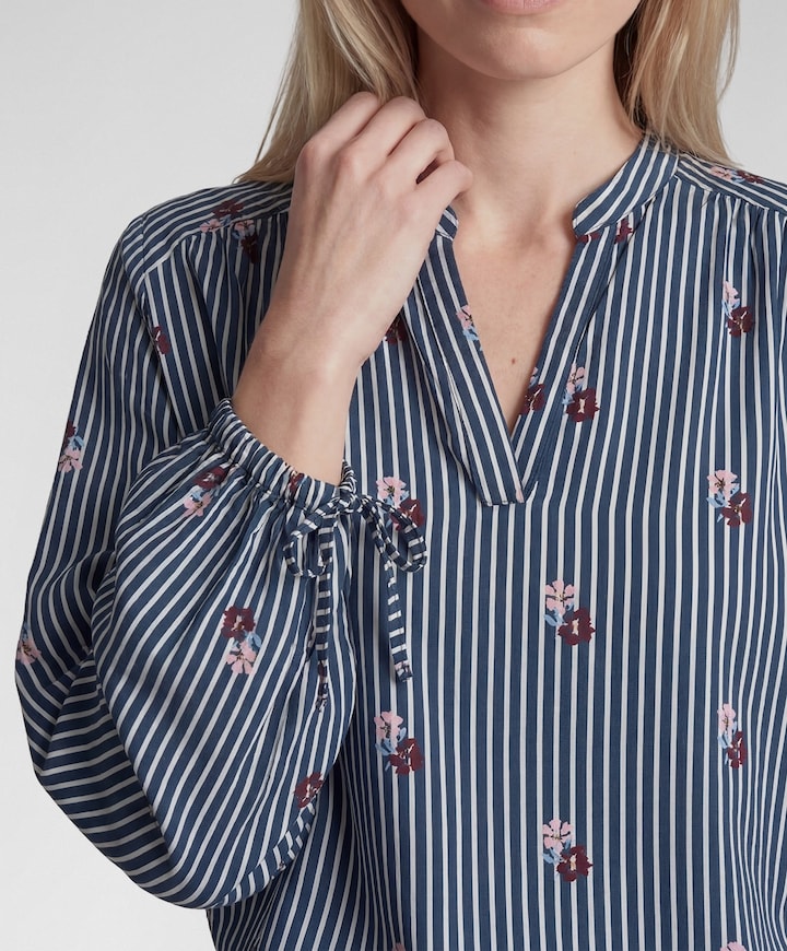 Dames blouse blauw