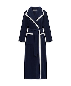 Dames ochtendjas blauw
