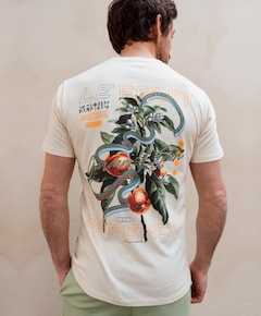 Heren T-shirt ecru