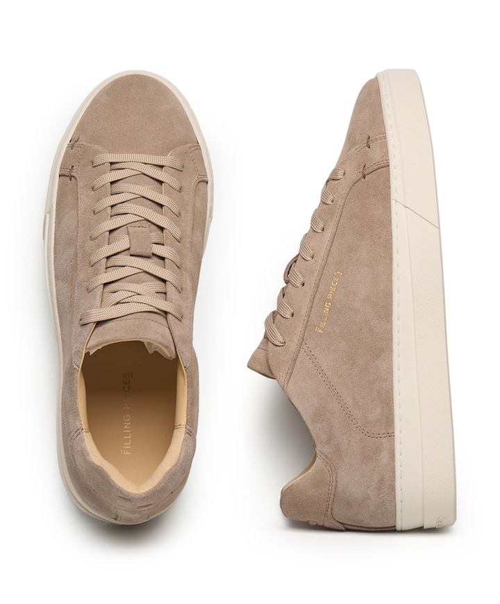 Tiebreak Suede heren sneakers beige