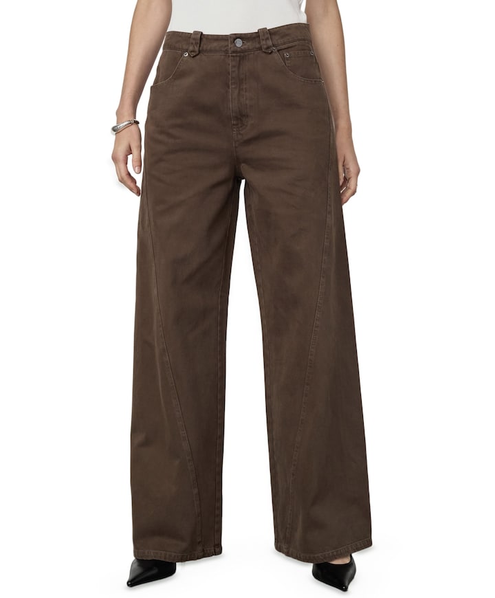 BeltonCC dames jeans bruin
