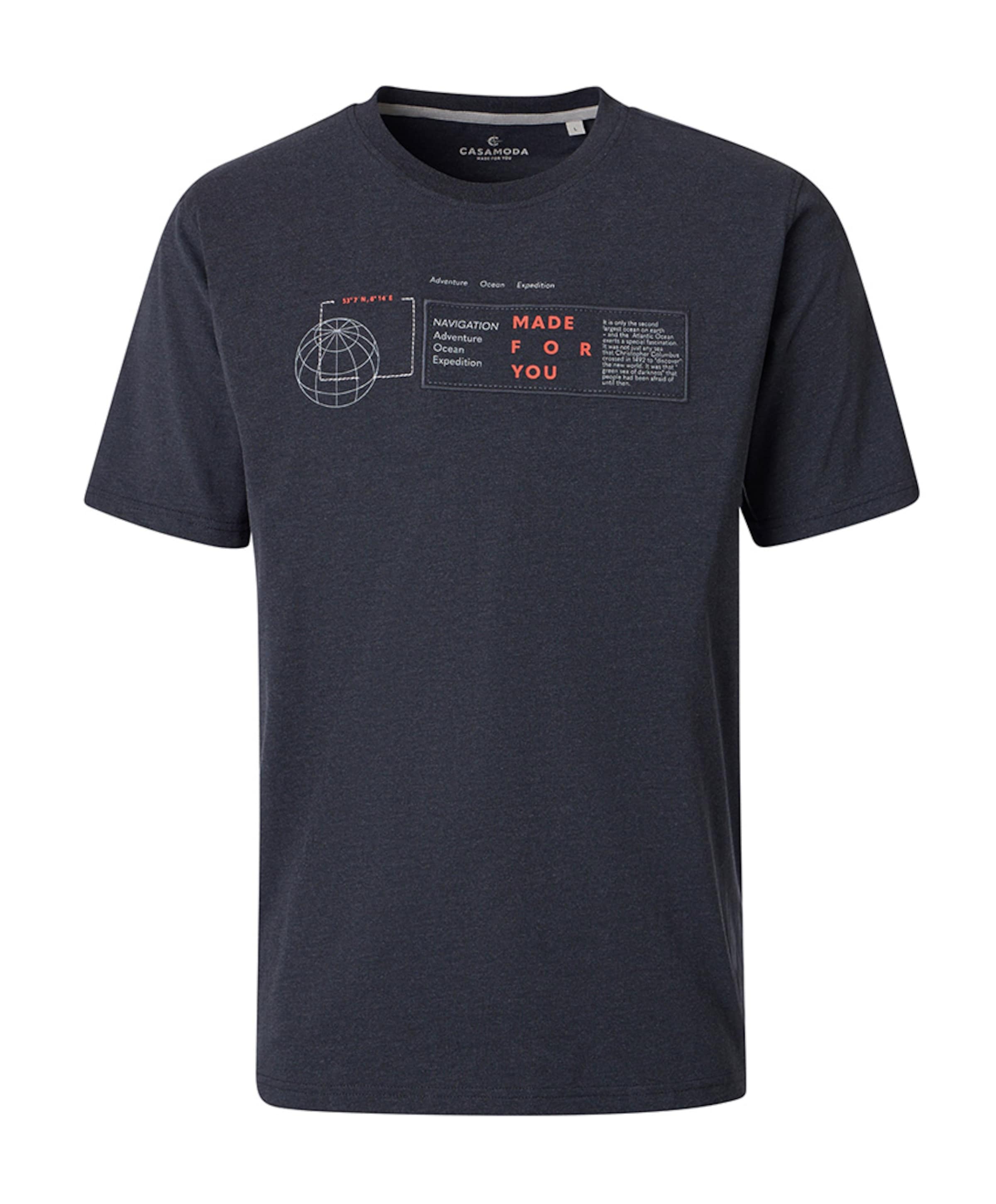 Heren T-shirt blauw