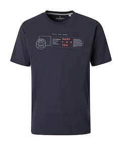 Heren T-shirt blauw