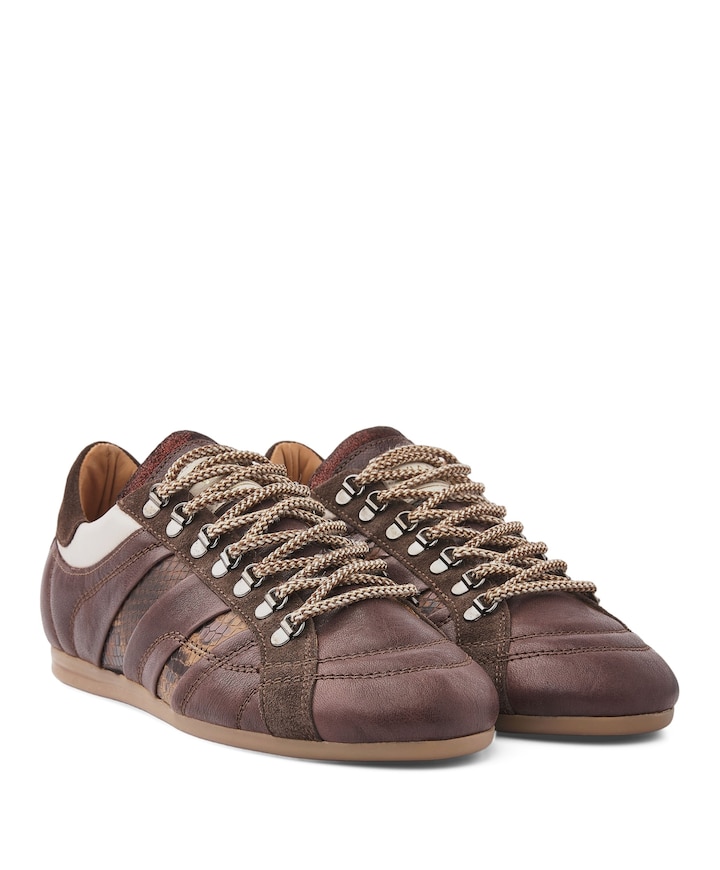 June Jackie dames sneakers bruin