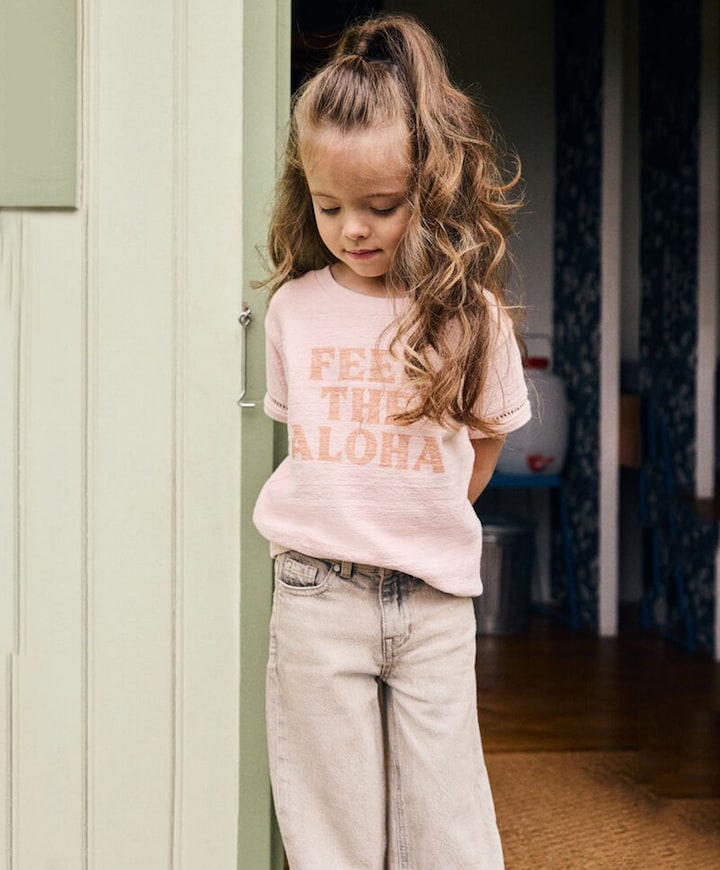 Meisjes t-shirt roze