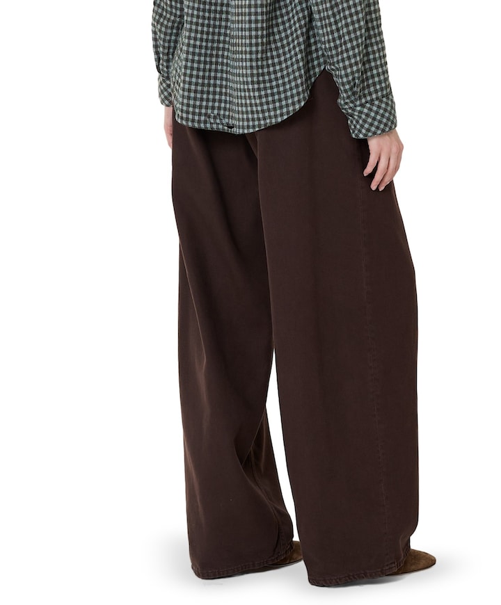 Bethany Soft  dames broek bruin