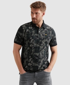 Heren polo blauw