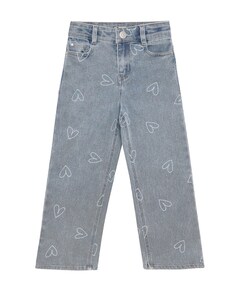 2300 Wide Fit Heart meisjes broek blauw