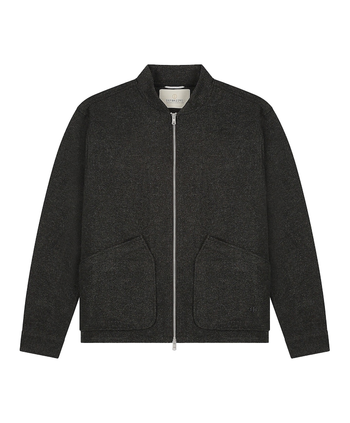 Heren overshirt bruin