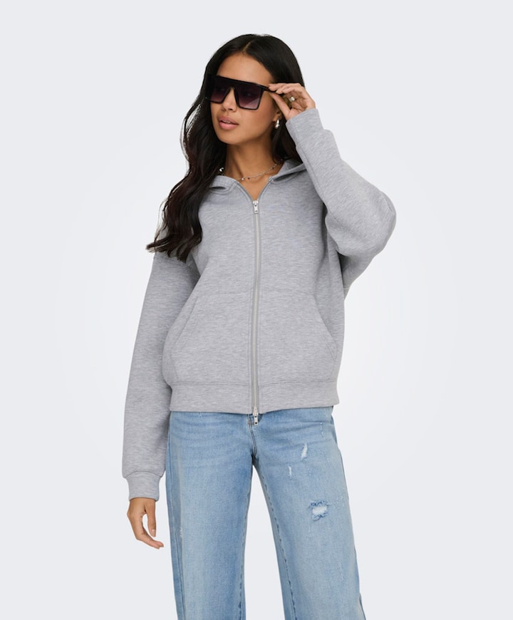 Dames vest grijs