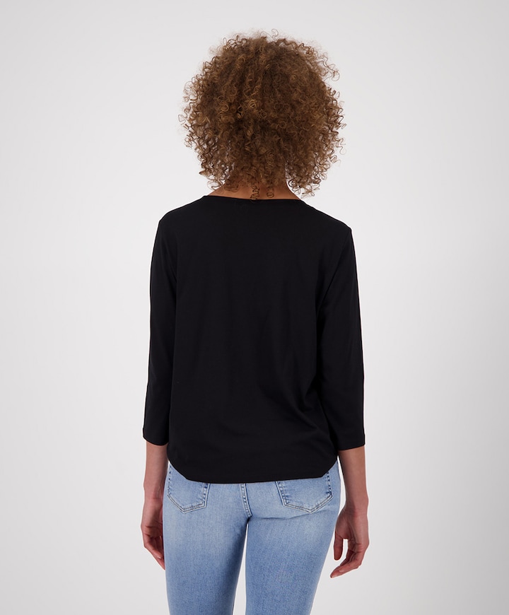 Dames longsleeve zwart