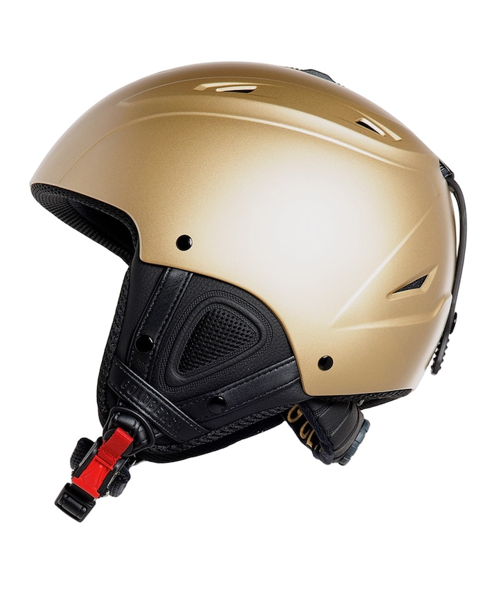 Skihelm goud