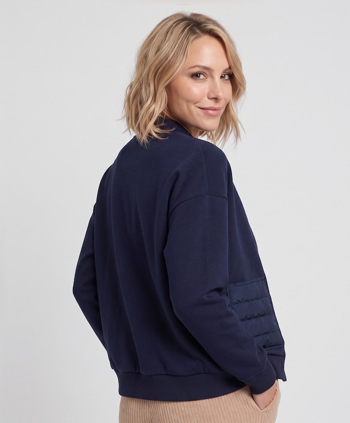 Dames vest blauw