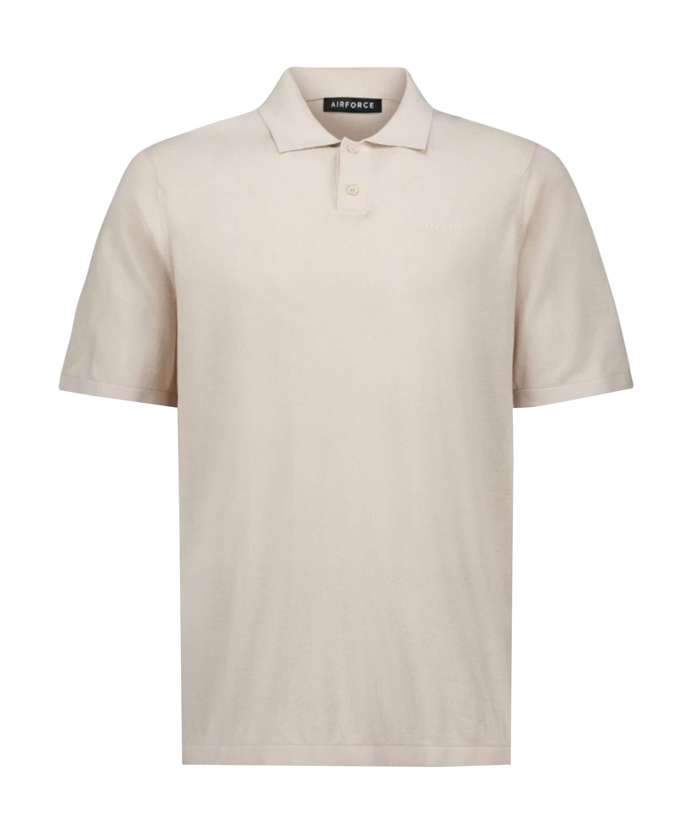 Heren polo beige