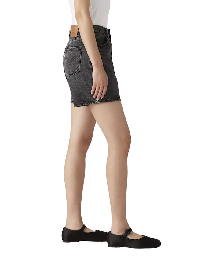 High baggy dames korte broek zwart