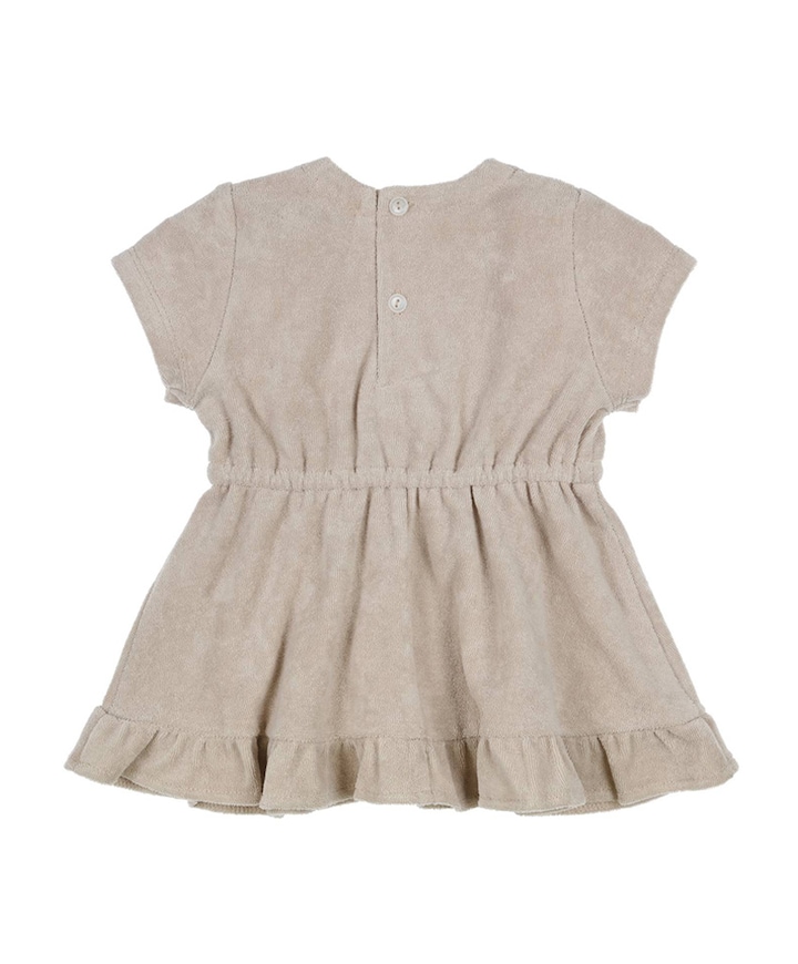 Meisjes jurk beige